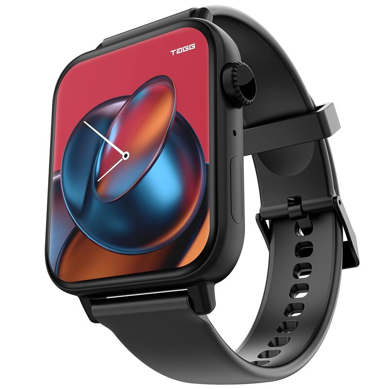 TAGG Verve Connect Ultra 1.78" AMOLED Display Bluetooth Calling Smartwatch | Always on Display | Password Protection| Functional Crown | 120+ Sports Mode | HR; SPO2; Games; Calculator & More TAGG Verve Connect Ultra 1.78" AMOLED Display Bluetooth Calling Smartwatch | Always on Display | Password Protection| Functional Crown | 120+ Sports Mode | HR; SPO2; Games; Calculator & More