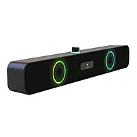 Wings Centerstage 120, 16W Soundbar, with 5.0 Bluetooth, 6.5 Hours Playtime and 2500mAh Battery Capacity, LED Lights Wireless Speaker Wings Centerstage 120, 16W Soundbar, with 5.0 Bluetooth, 6.5 Hours Playtime and 2500mAh Battery Capacity, LED Lights Wireless Speaker