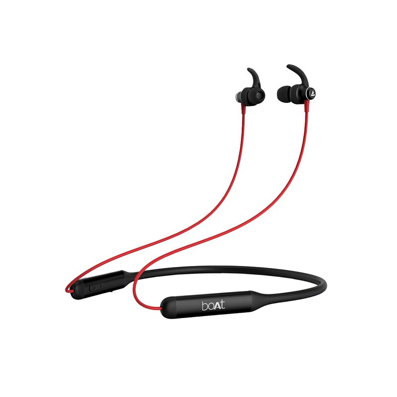 Boat Rockerz 335 Bluetooth Neckband with Qualcomm aptX & CVC, Upto 30 Hours Playback, ASAP Charge, Signature Sound, IPX5 and BTv5.0