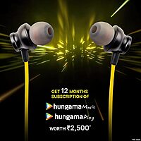 Newly Launched HiLife Jump 201 Wireless Neckband with Quick Charge, Up to 11H Playback, IPX5 Water Resistance, 1 Year Free Subscription for Hungama Music & Hungama Play