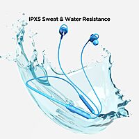 Boat Rockerz 245v2 Bluetooth Wireless in Ear Earphones with Upto 8 Hours Playback, 12mm Drivers, IPX5, Magnetic Eartips, Integrated Controls and Lightweight Design with Mic (Navy Blue)