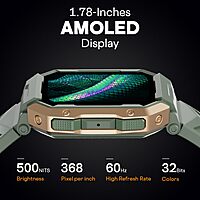 Fire-Boltt Cobra Smart Watch 1.78" Always-On AMOLED Display, Army Grade Strong Build, Bluetooth Calling with 123 Sports Modes, 60 Hz Refresh Rate, IP68 Rating Fire-Boltt Cobra Smart Watch 1.78" Always-On AMOLED Display, Army Grade Strong Build, Bluetooth Calling with 123 Sports Modes, 60 Hz Refresh Rate, IP68 Rating