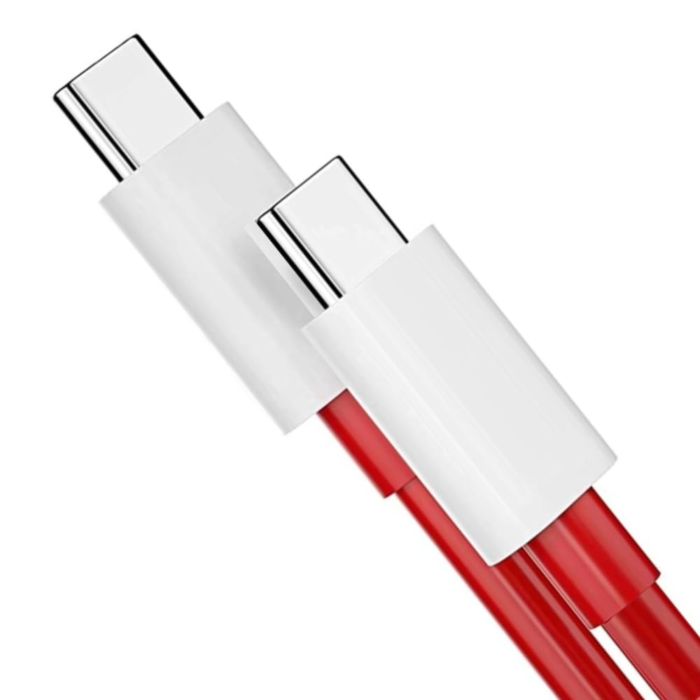 ORIGINAL 160W SuperVOOC Fast Charging C to C Cable Compatible with Fold,12 Pro,12,12R,10 Pro,10R,11,10T, 11 Pro, 11R,Nord 4,Nord CE4,Nord 2T, Nord 3,Nord 2 (Only Cable)