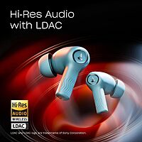 boAt Nirvana Ion ANC Pro, Hi-Res Audio LDAC,ANC(~32dB), 120Hrs Battery, App Support, Fast Charge, v5.3 Bluetooth TWS in Ear Earbuds Wireless Earphones with mic (Blazing Comet)