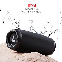 boAt Stone 620 Bluetooth Speaker with 12W RMS Stereo Sound, 10HRS Playtime, TWS Feature, IPX4, Multi-Compatibility Mode(Black)