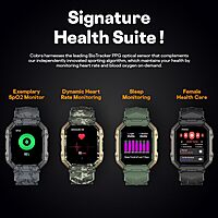 Fire-Boltt Cobra Smart Watch 1.78" Always-On AMOLED Display, Army Grade Strong Build, Bluetooth Calling with 123 Sports Modes, 60 Hz Refresh Rate, IP68 Rating Fire-Boltt Cobra Smart Watch 1.78" Always-On AMOLED Display, Army Grade Strong Build, Bluetooth Calling with 123 Sports Modes, 60 Hz Refresh Rate, IP68 Rating